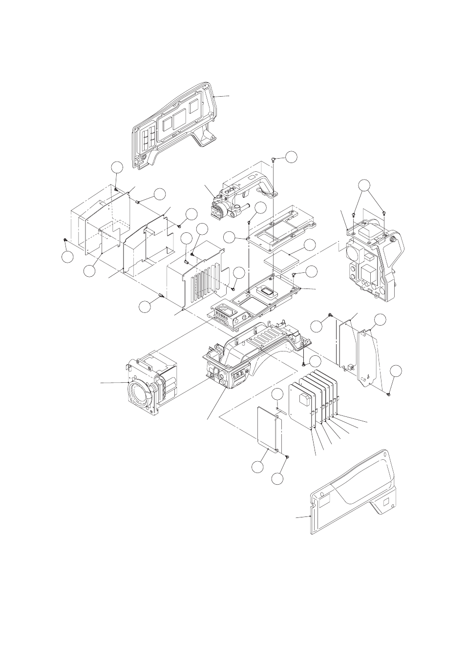 Chassis frame assembly, Prt-1 | Panasonic AK-HC3500 User Manual | Page 2 / 21