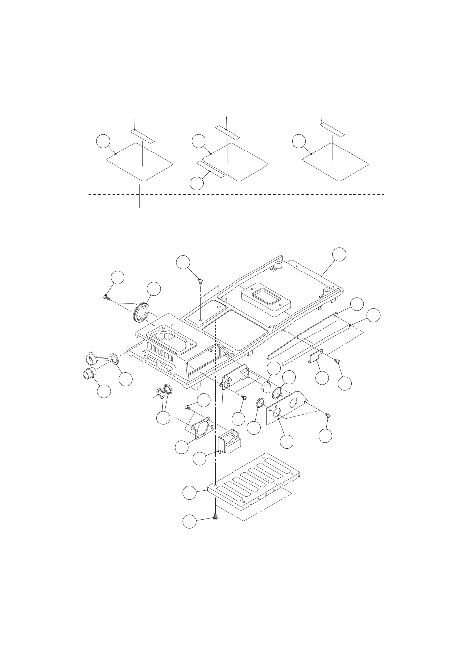 Top case assembly | Panasonic AK-HC3500 User Manual | Page 6 / 21