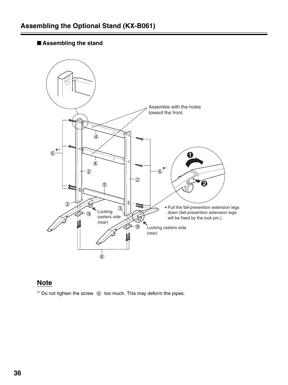 Panasonic UB-7320 User Manual | Page 36 / 42