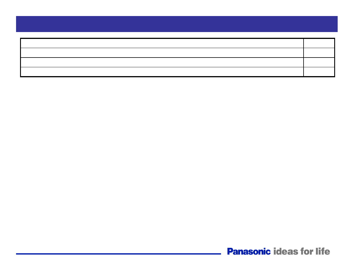 Table of contents (continued) | Panasonic Generation Plasma Display Television User Manual | Page 4 / 98