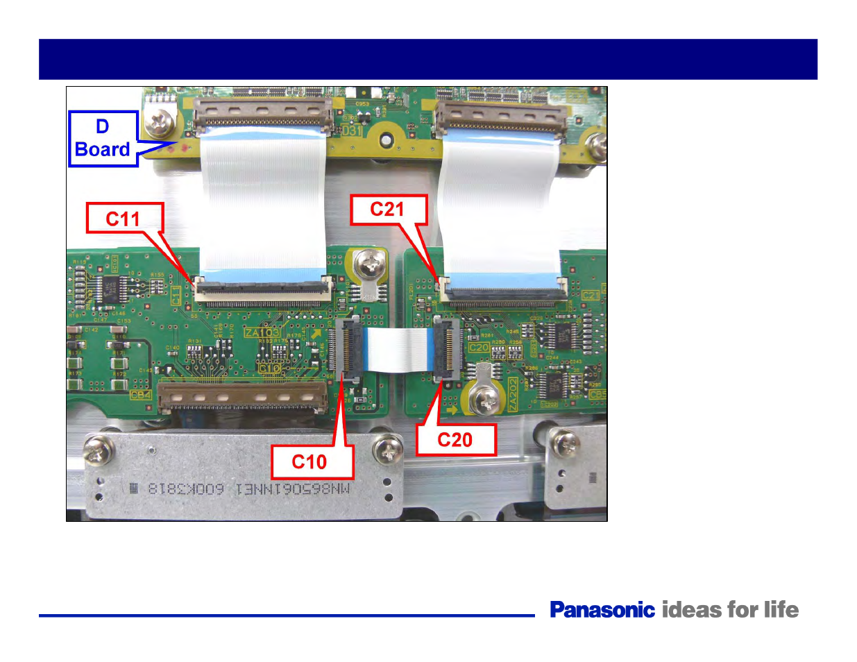 D and c boards connection | Panasonic Generation Plasma Display Television User Manual | Page 70 / 98
