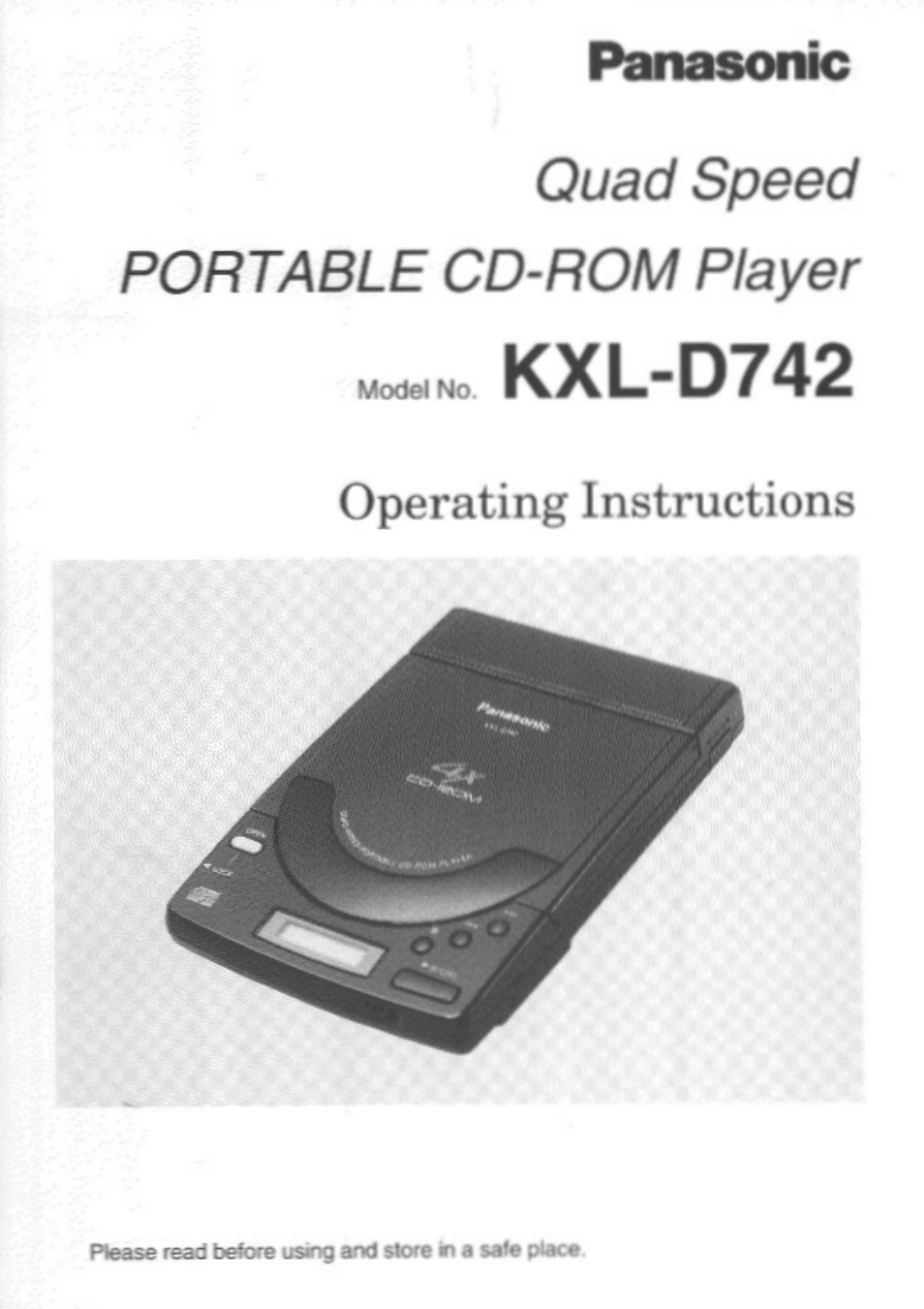 Panasonic KXL-D742 User Manual | 40 pages