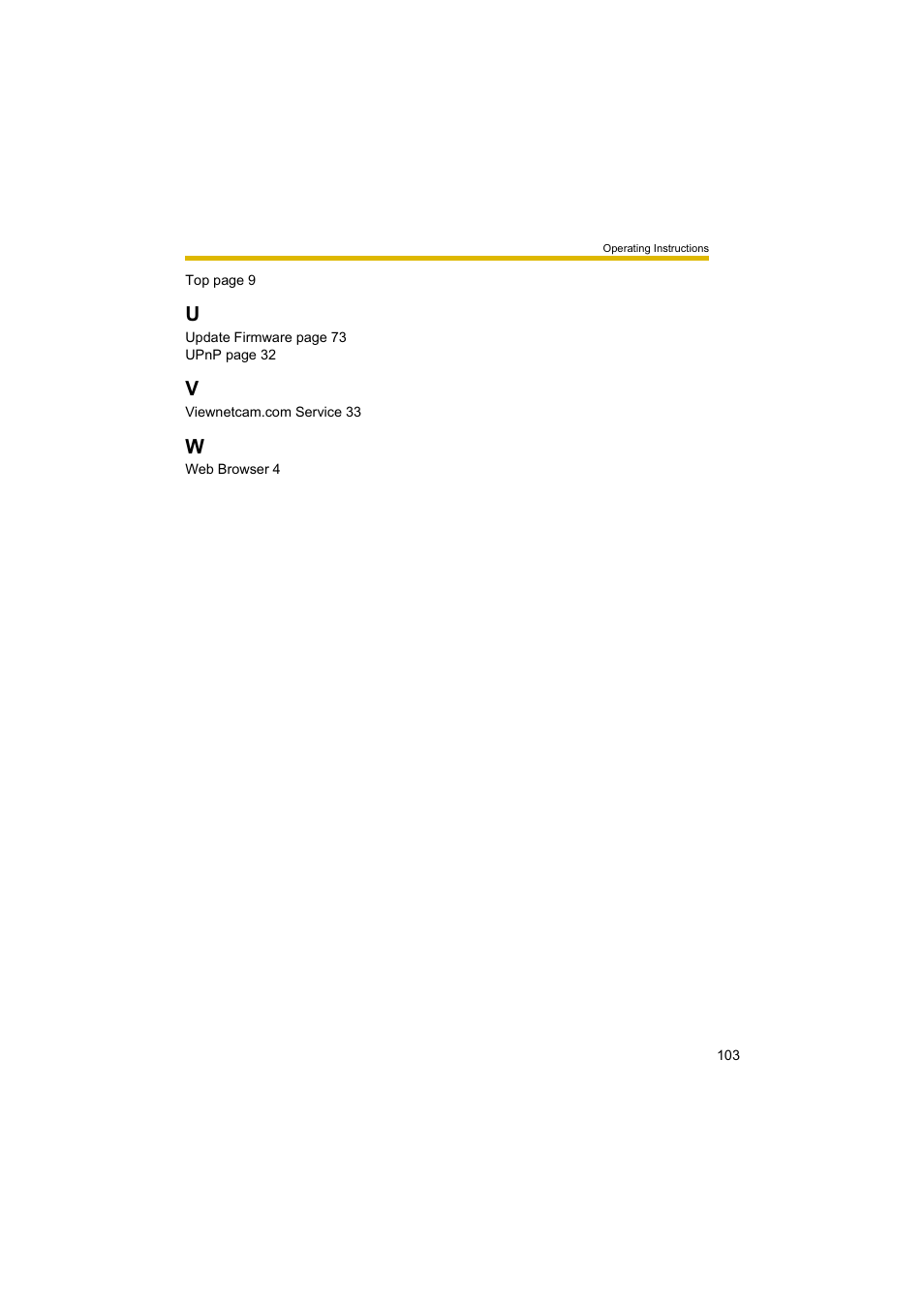 Panasonic BL-C10A User Manual | Page 103 / 104