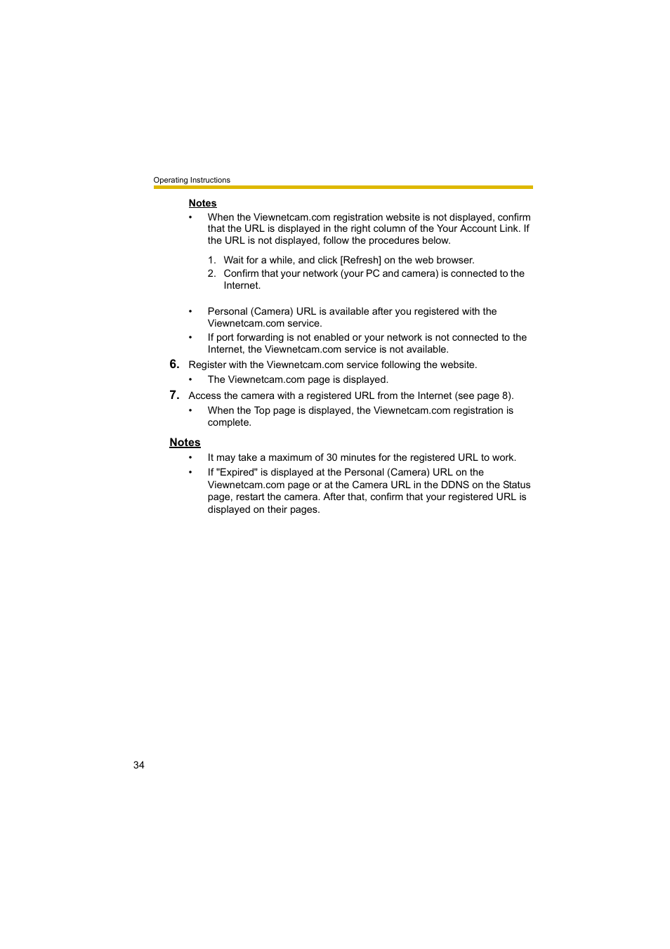 Panasonic BL-C10A User Manual | Page 34 / 104