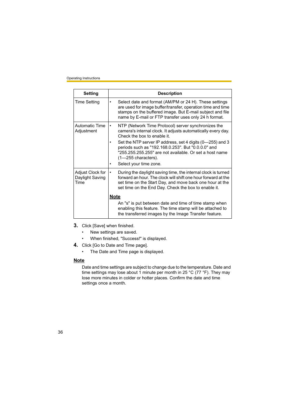 Panasonic BL-C10A User Manual | Page 36 / 104
