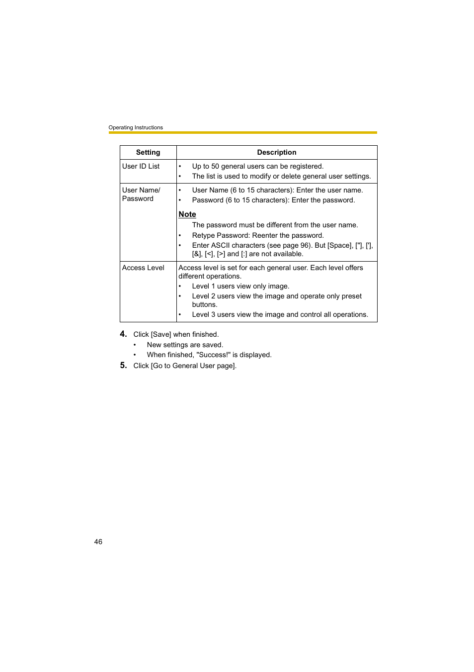 Panasonic BL-C10A User Manual | Page 46 / 104