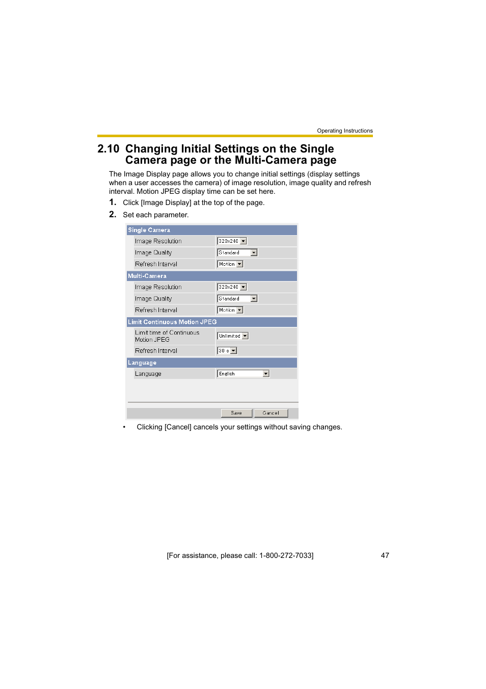 Ge 47) | Panasonic BL-C10A User Manual | Page 47 / 104