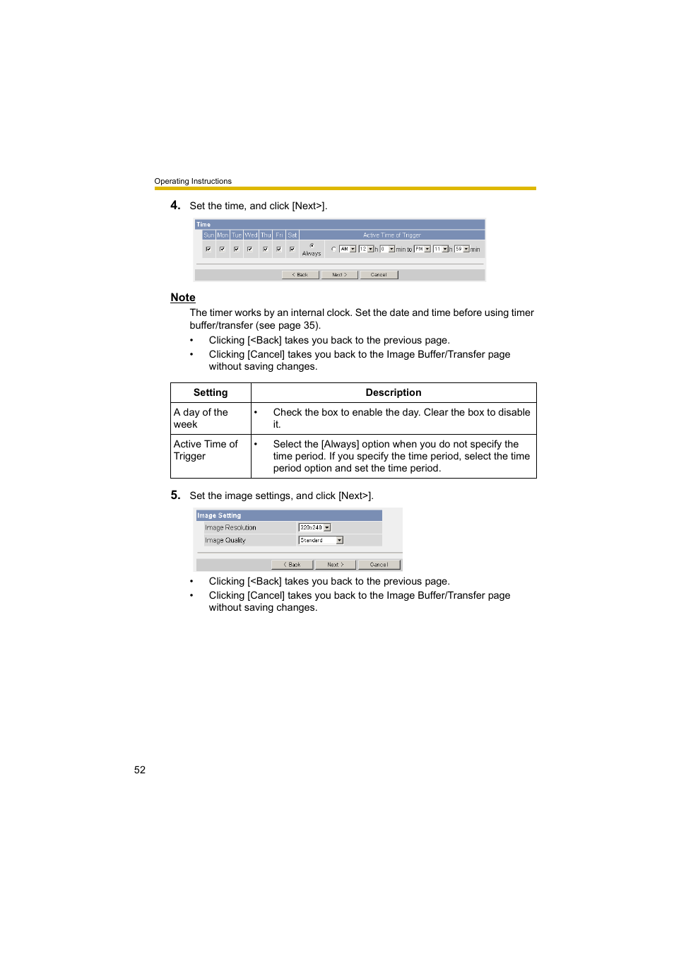 Panasonic BL-C10A User Manual | Page 52 / 104