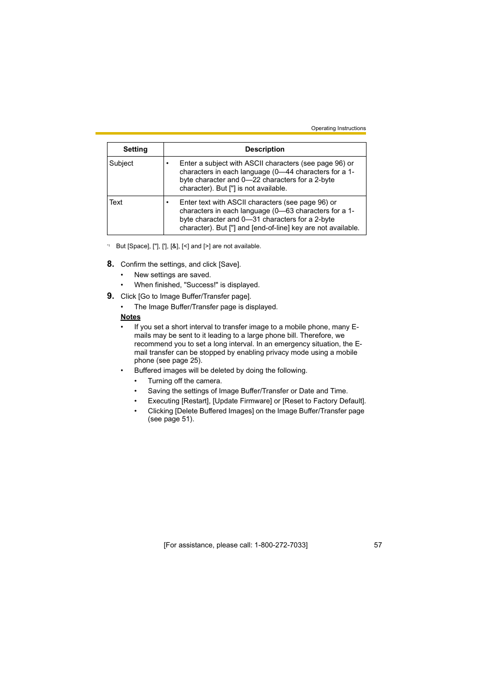 Panasonic BL-C10A User Manual | Page 57 / 104