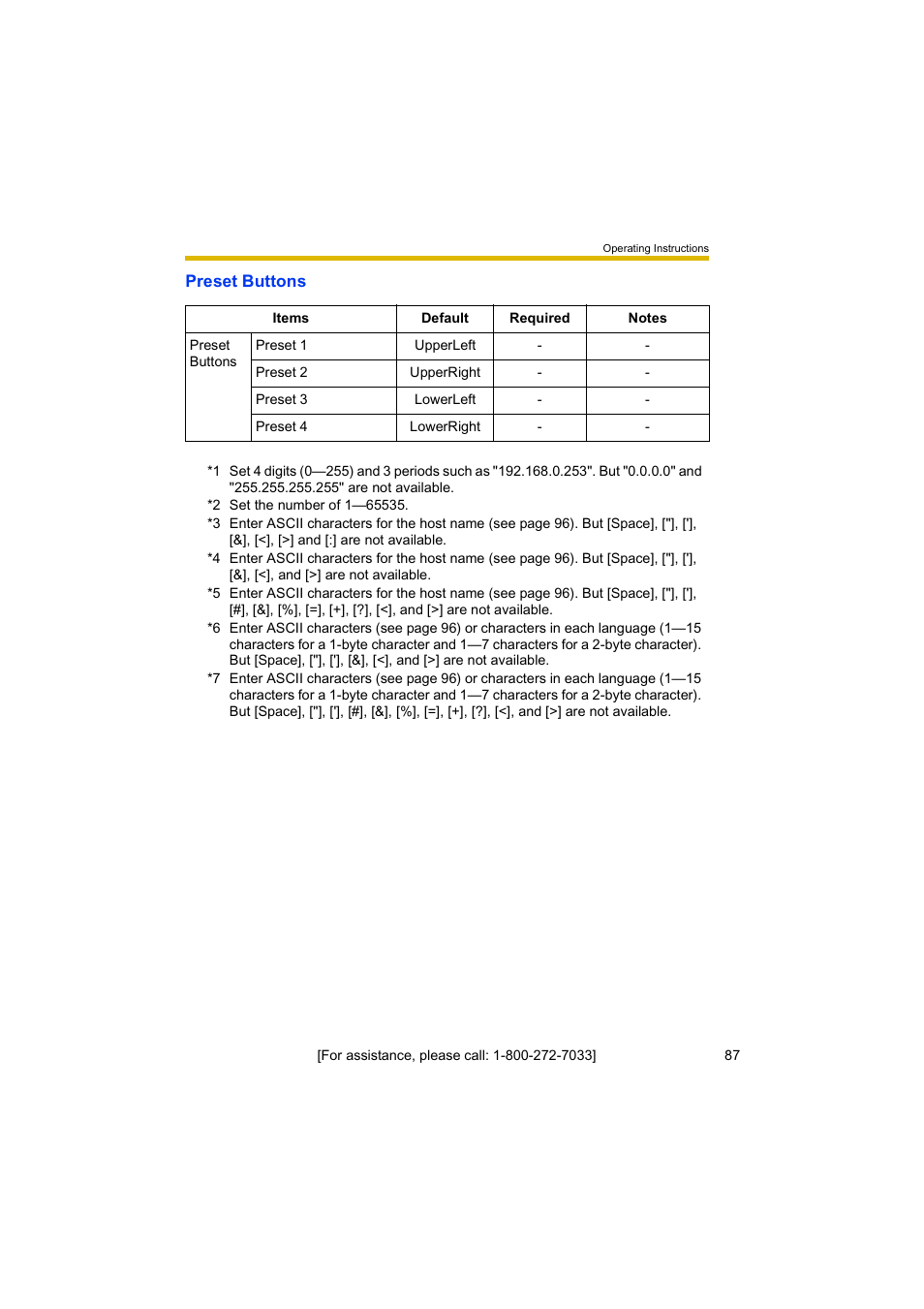 Panasonic BL-C10A User Manual | Page 87 / 104