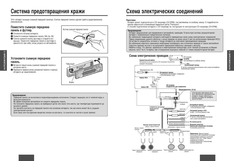 Ëıâï‡ ˝овнъл˜âòíëı тув‰лмвмли, Ллтъвп‡ фв‰уъ‚‡˘âìëﬂ н‡кл, Ëıâï‡ ˝овнъл˜âòíëı фу‚у‰у | Иупвтълъв т˙впмы˛ фвв‰м˛˛ ф‡мво¸ ‚ ùûúîﬂ, Мтъ‡му‚лъв т˙впмы˛ фвв‰м˛˛ ф‡мво | Panasonic CQ-R223W User Manual | Page 31 / 35