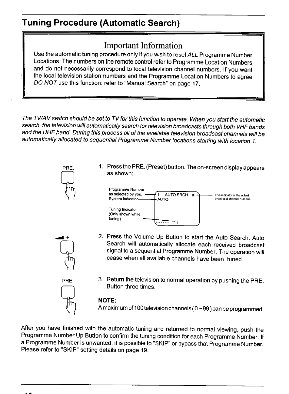Important information | Panasonic TX-80V95Z User Manual | Page 14 / 21