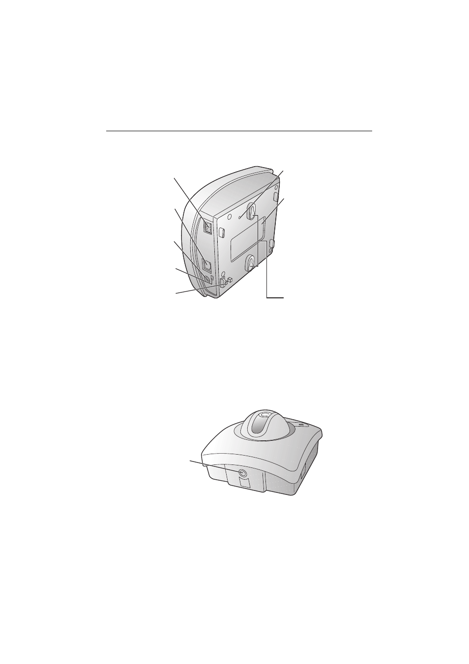 2rear view, 3bottom view, 2 rear view | 3 bottom view | Panasonic KX-HCM10 User Manual | Page 15 / 122