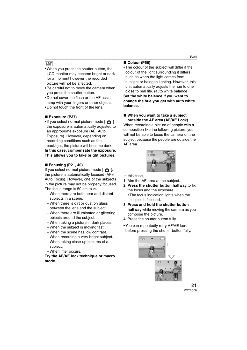Panasonic DMC-FX30 User Manual | Page 21 / 112