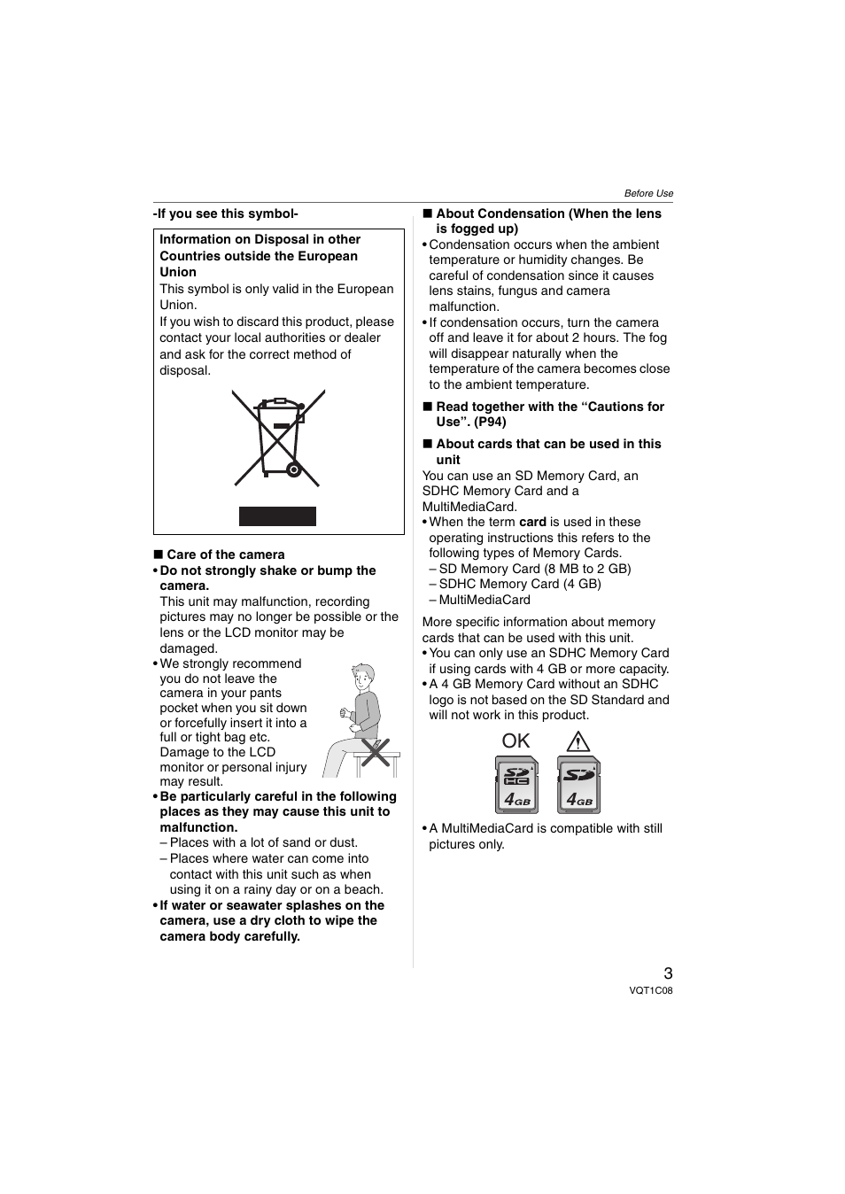 Panasonic DMC-FX30 User Manual | Page 3 / 112