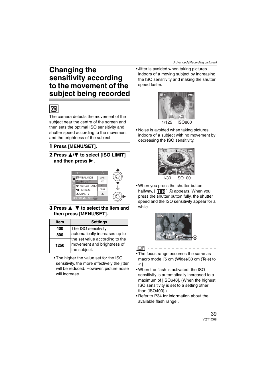 Panasonic DMC-FX30 User Manual | Page 39 / 112