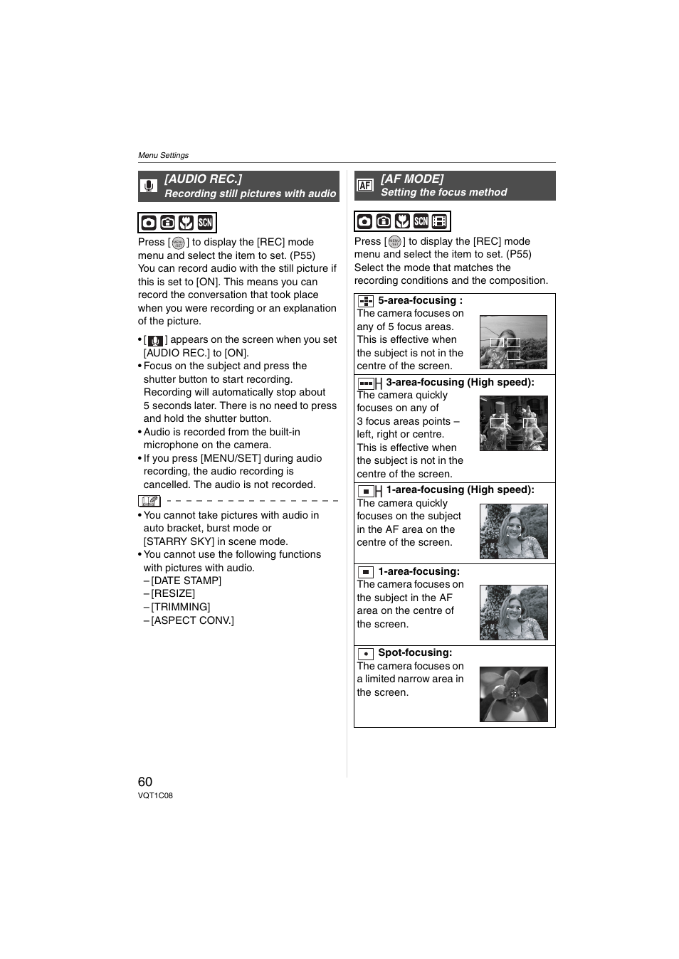 Panasonic DMC-FX30 User Manual | Page 60 / 112
