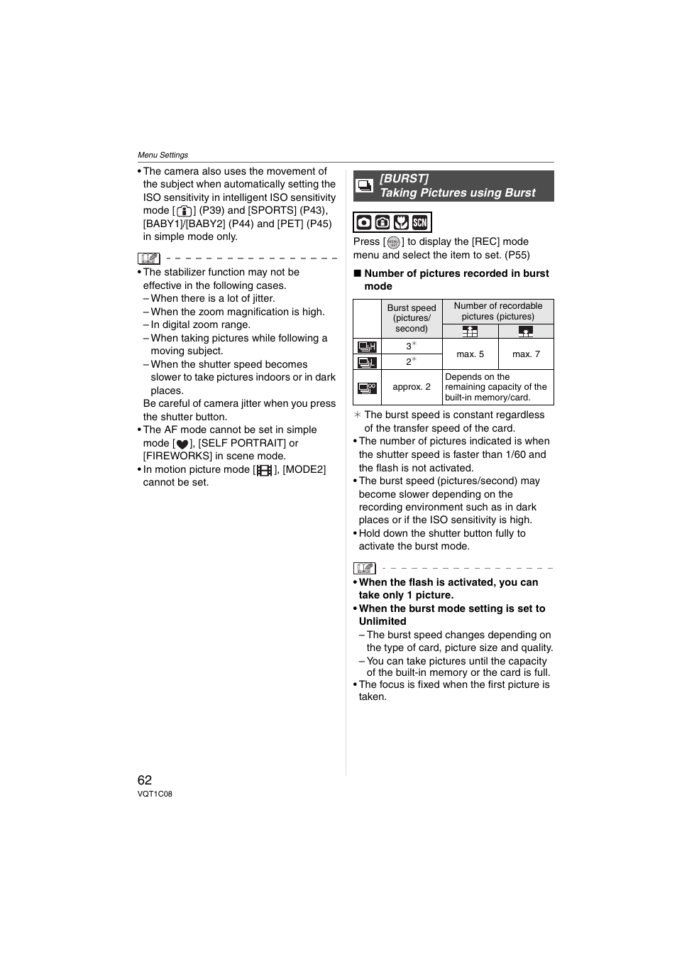 Panasonic DMC-FX30 User Manual | Page 62 / 112