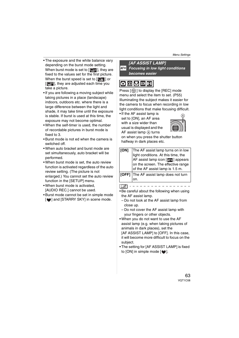 Panasonic DMC-FX30 User Manual | Page 63 / 112