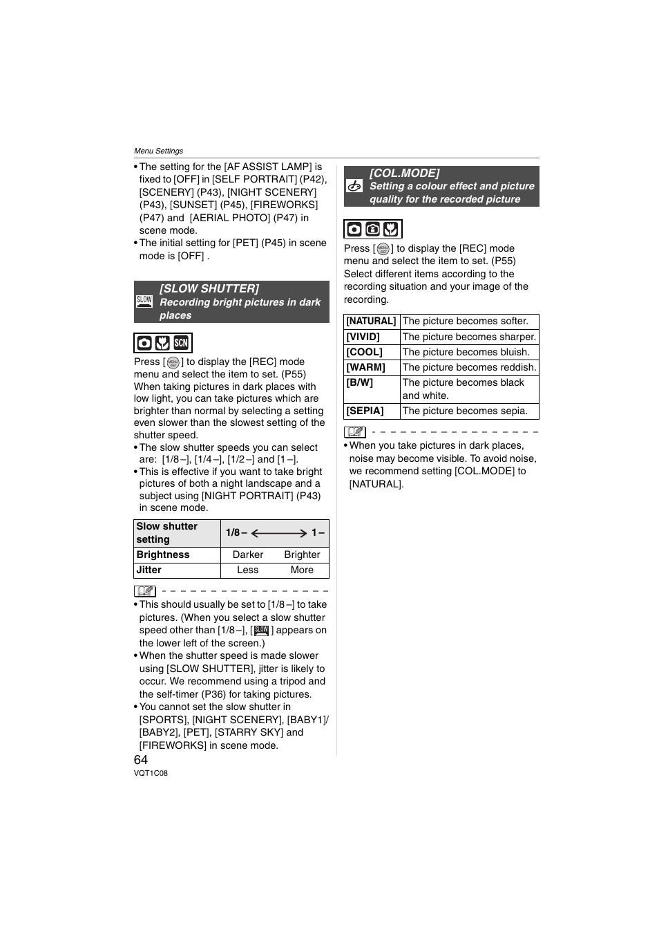 Panasonic DMC-FX30 User Manual | Page 64 / 112