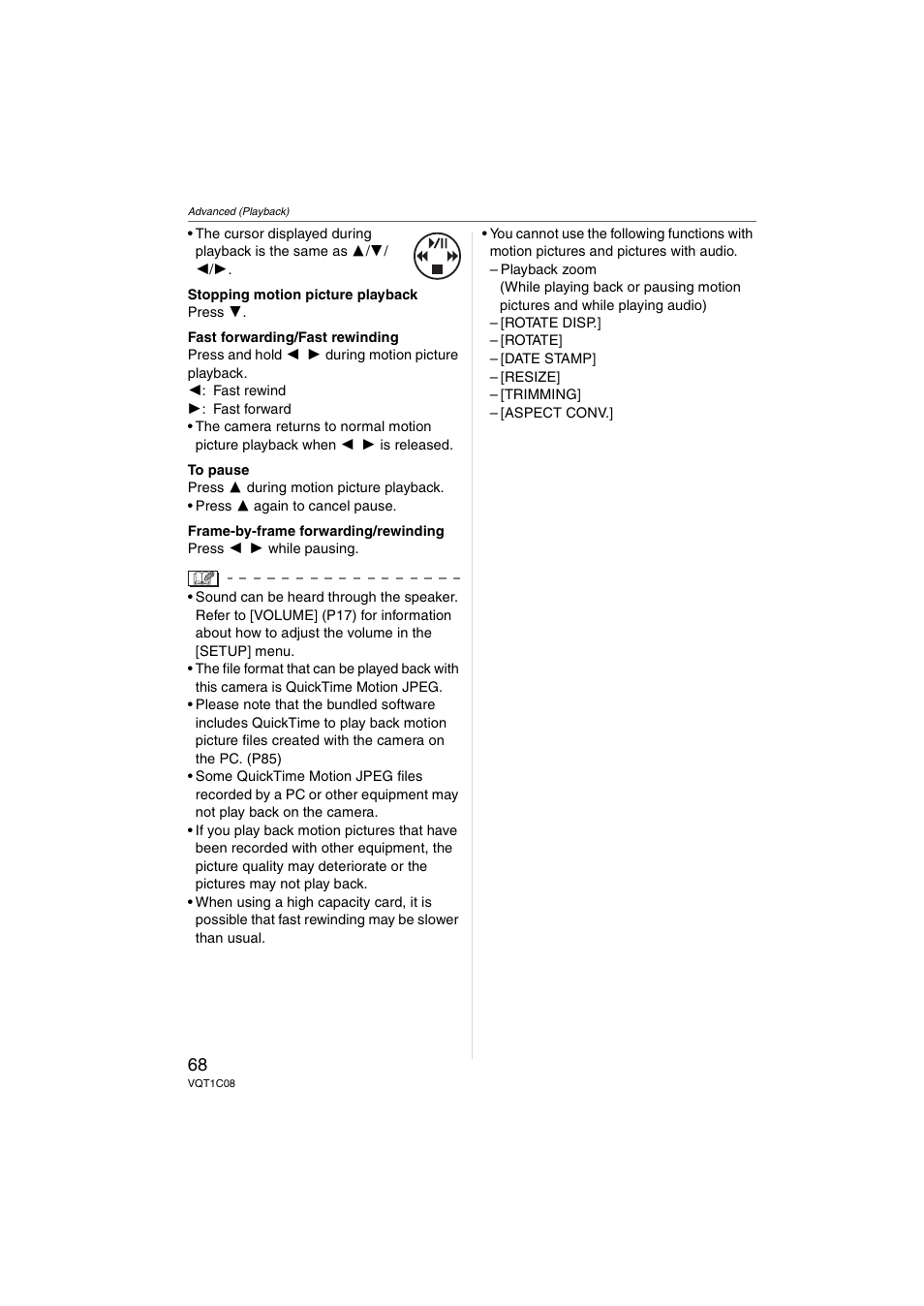 Panasonic DMC-FX30 User Manual | Page 68 / 112