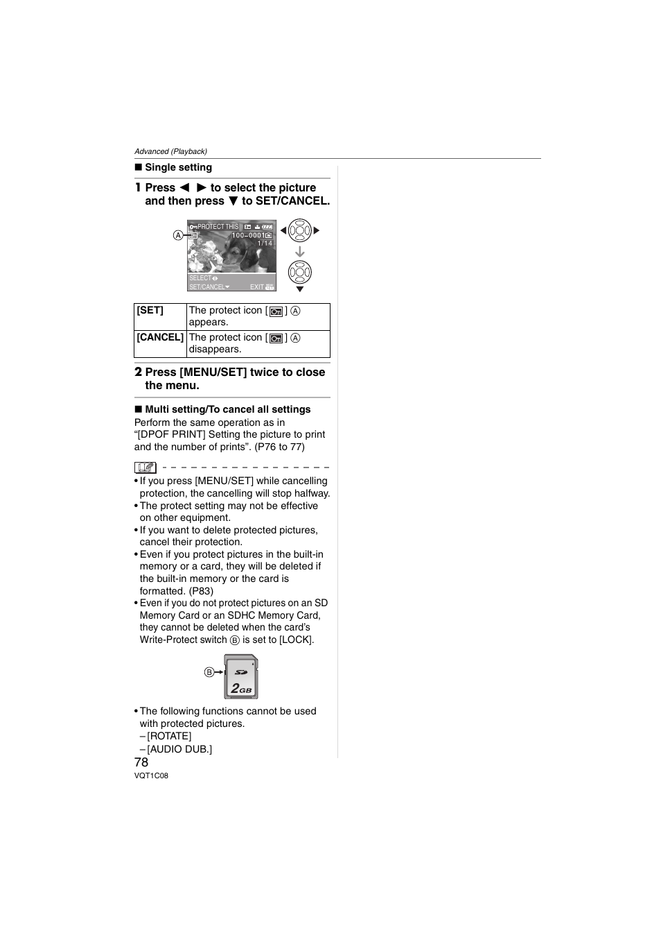 Panasonic DMC-FX30 User Manual | Page 78 / 112