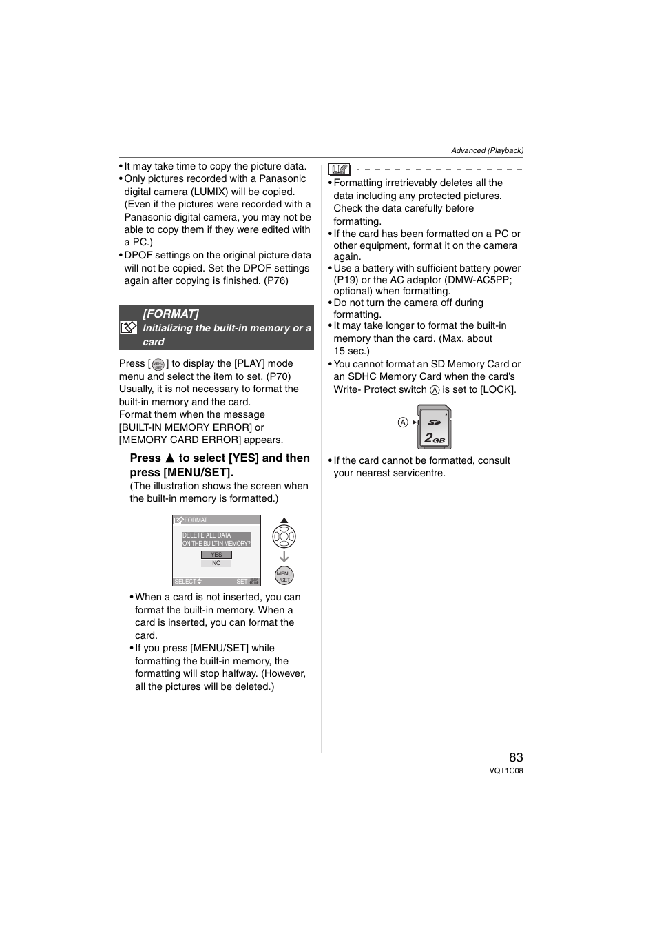 Panasonic DMC-FX30 User Manual | Page 83 / 112