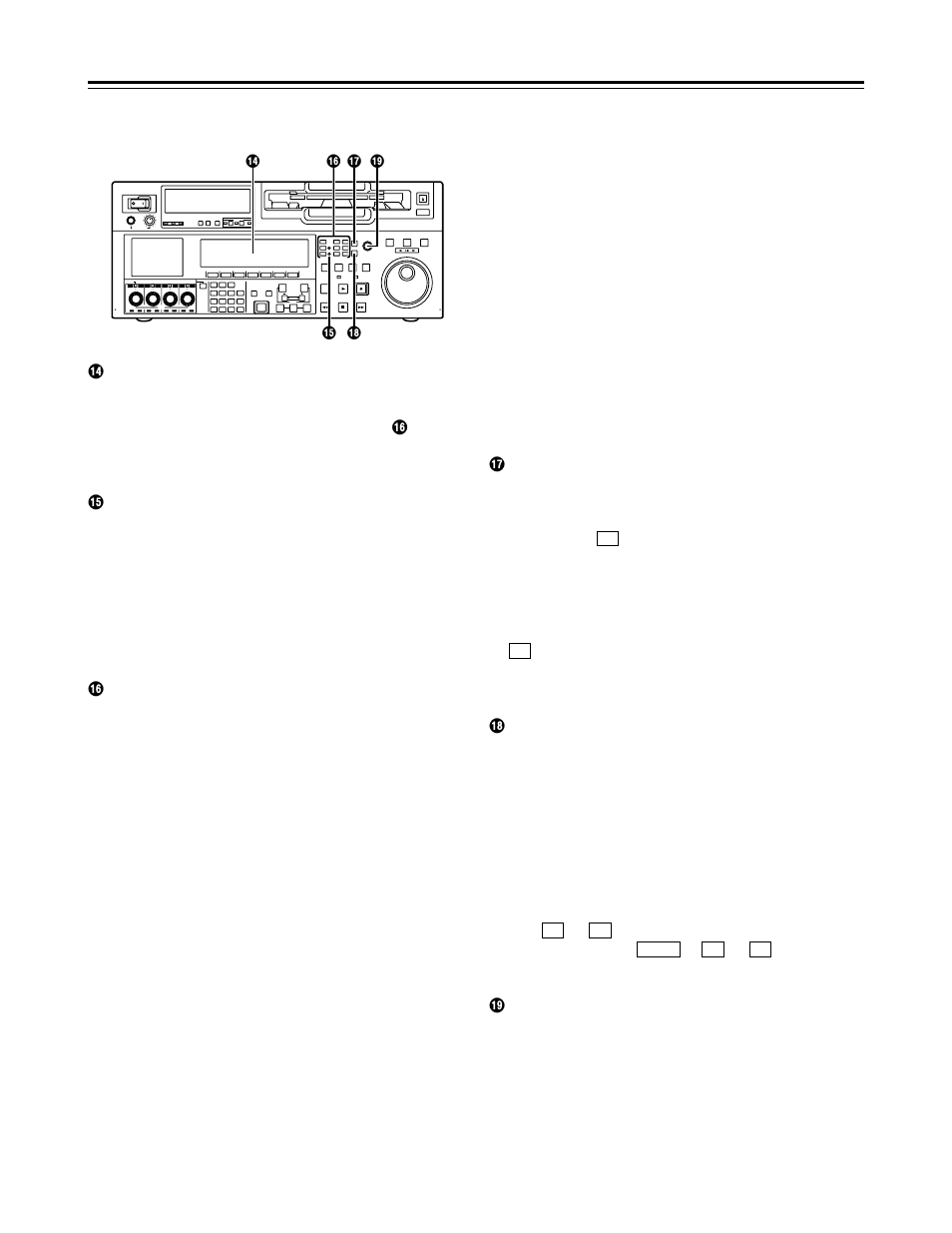 Parts and their functions, Front panel, Push lock | Push-inter, Unity, A c ? b | Panasonic AJ-HD1700PE User Manual | Page 10 / 134