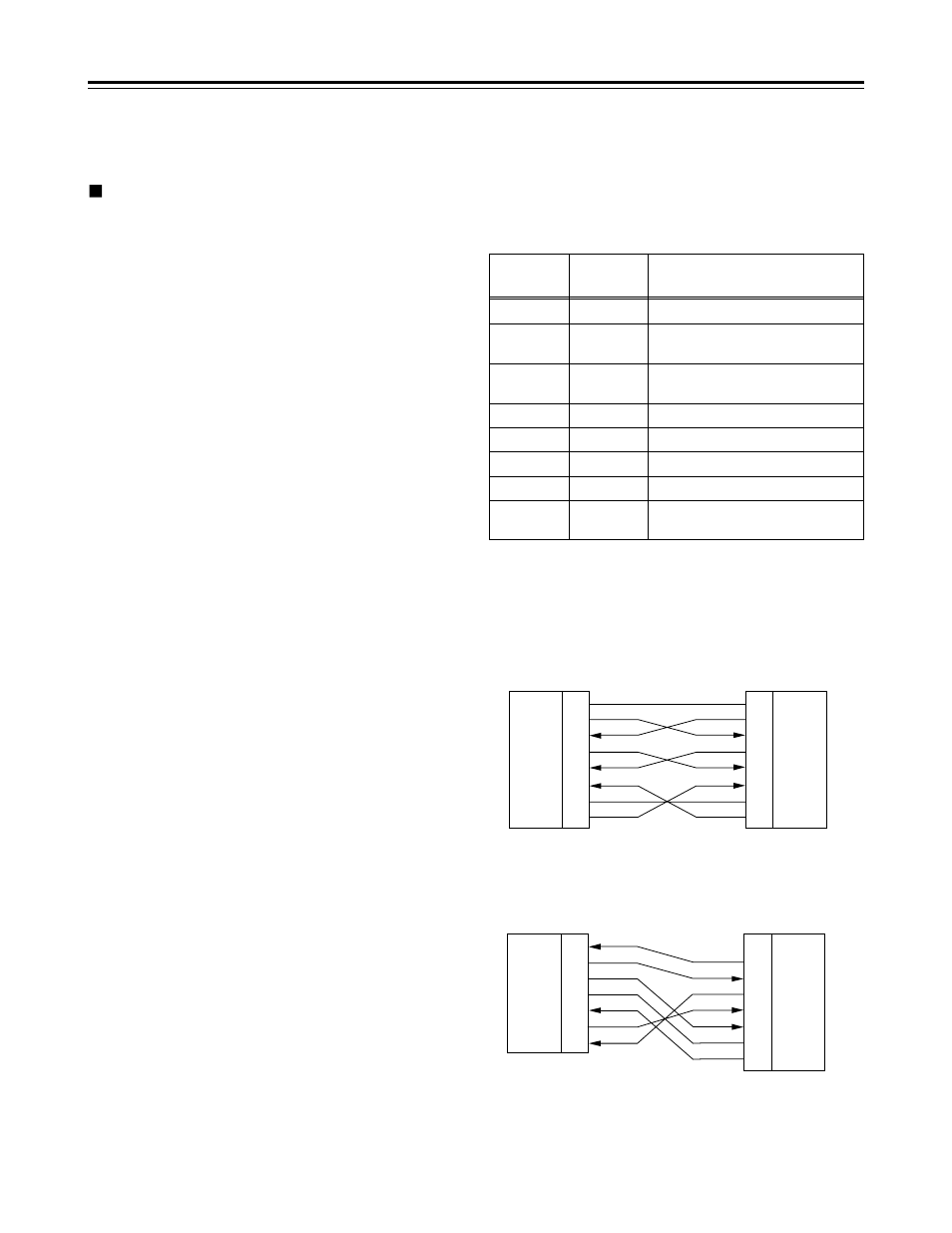 Rs-232c interface, Hardware specifications, External interface specifications | Panasonic AJ-HD1700PE User Manual | Page 122 / 134