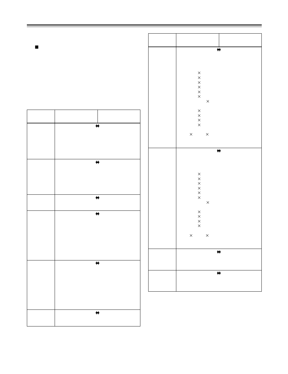 Rs-232c interface, Command table | Panasonic AJ-HD1700PE User Manual | Page 125 / 134