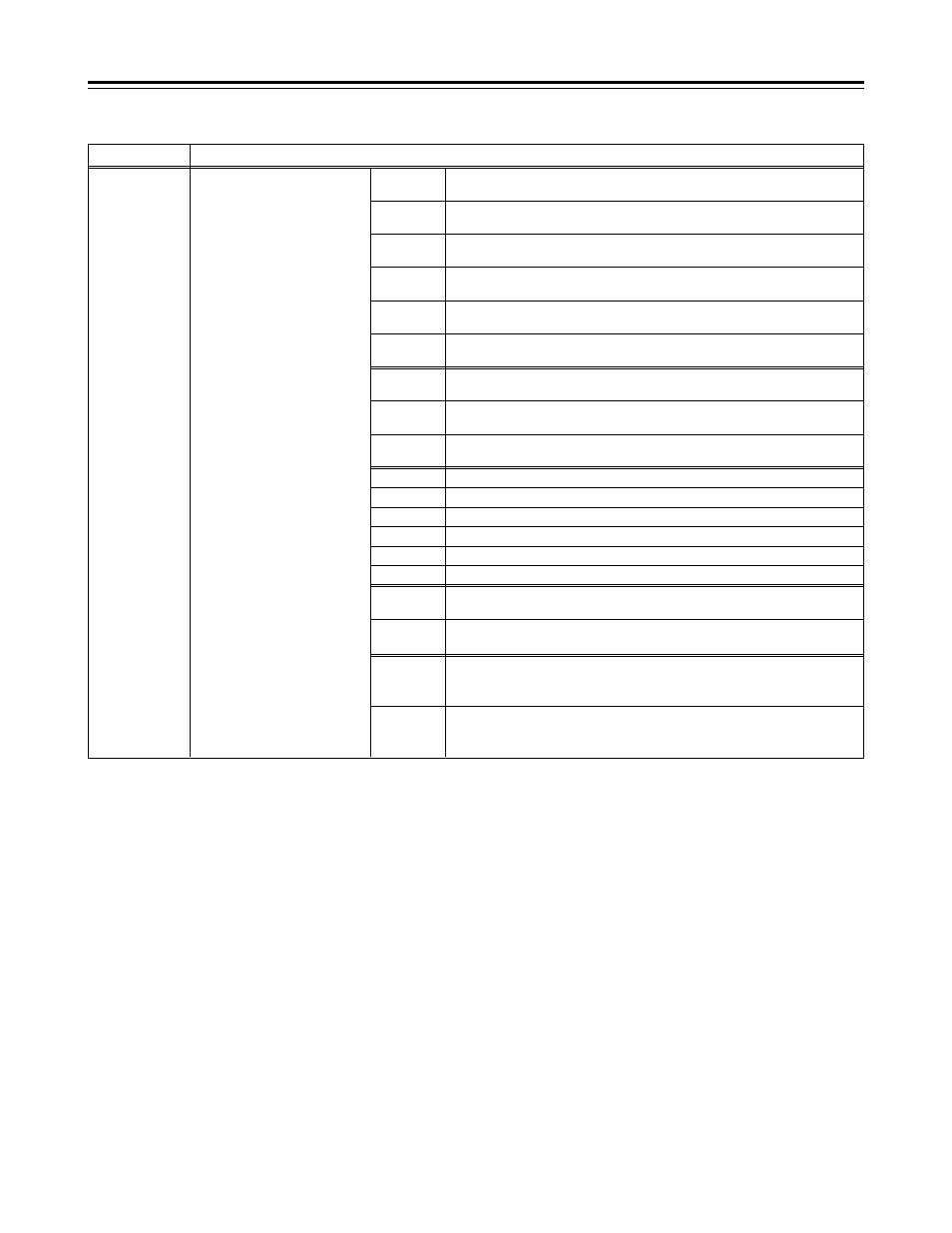 Function menus, Status display 1 (continued) | Panasonic AJ-HD1700PE User Manual | Page 42 / 134