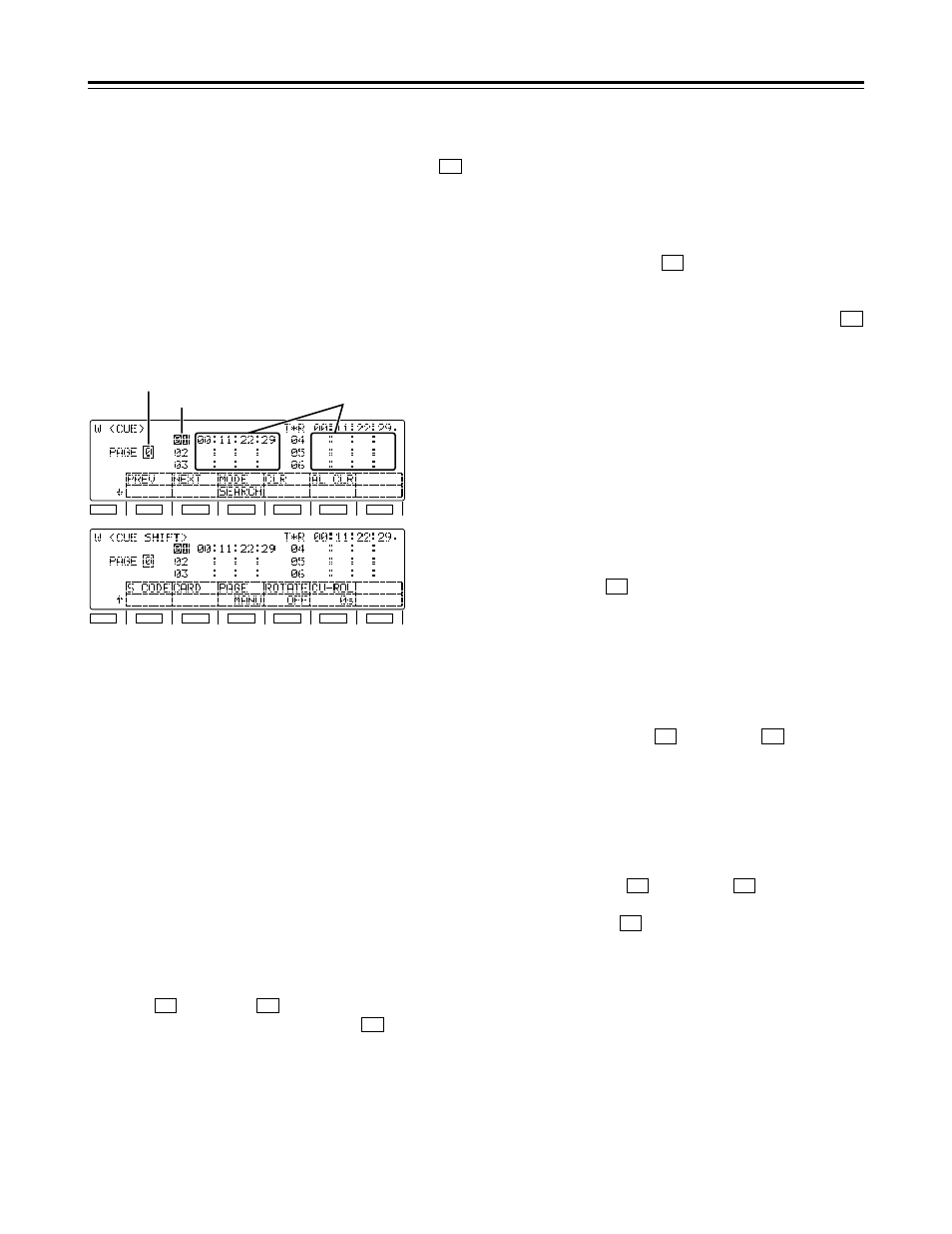Function menus, Moving to registered points, Search point and registered point operations | Page number display area, Registered point display area, Page operations | Panasonic AJ-HD1700PE User Manual | Page 52 / 134
