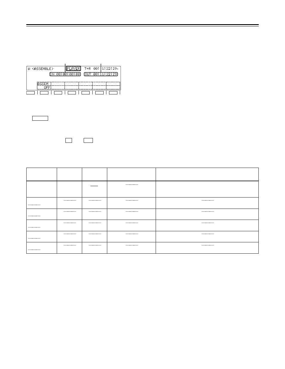 Assemble, Function menus, Automatic editing and manual editing | Panasonic AJ-HD1700PE User Manual | Page 58 / 134