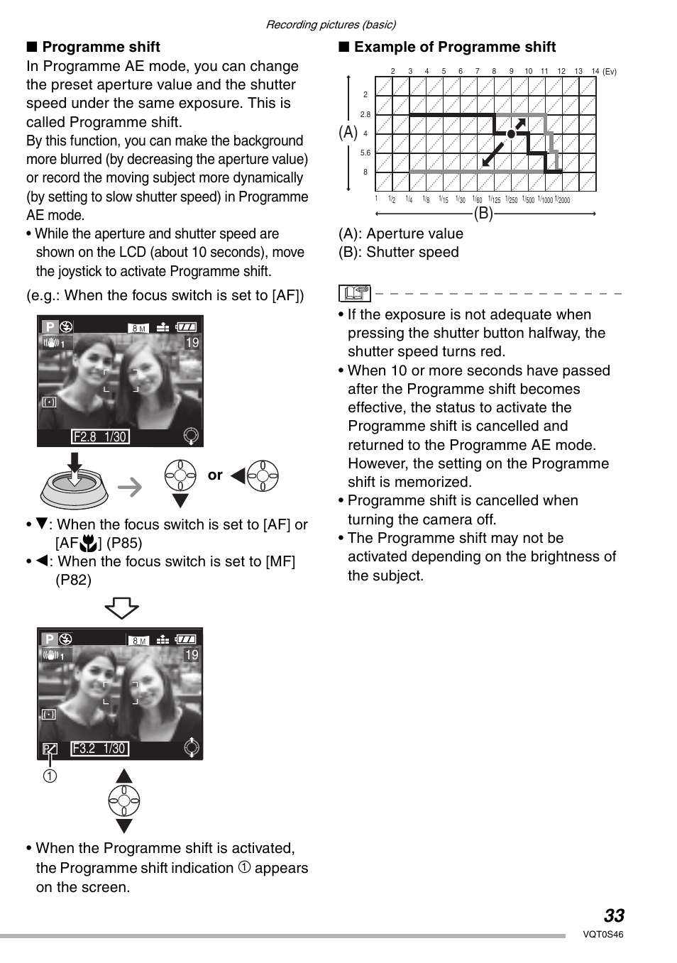 A) (b) | Panasonic DMC-LX1GN User Manual | Page 33 / 128