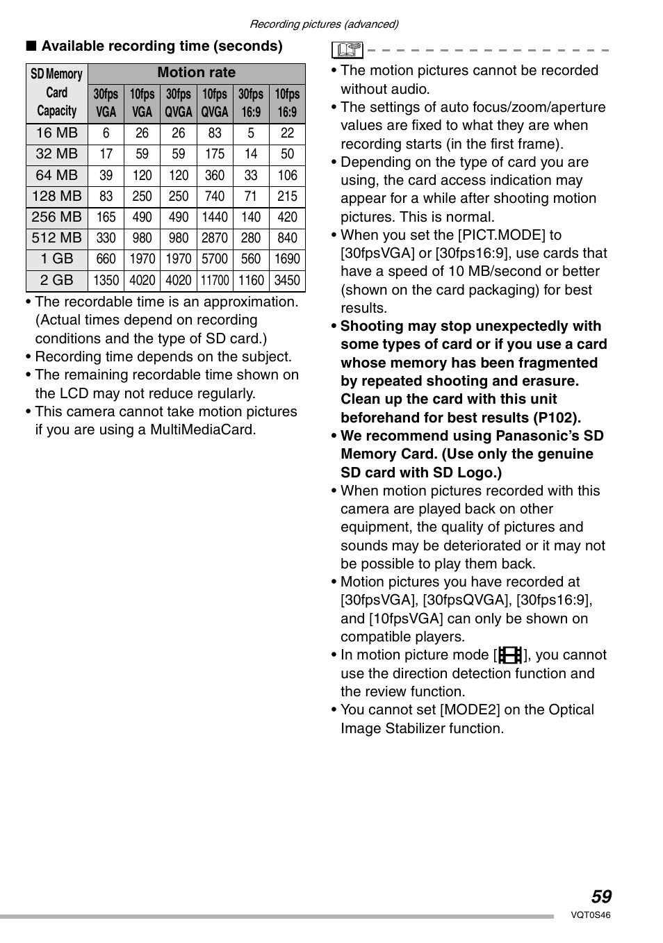 Panasonic DMC-LX1GN User Manual | Page 59 / 128