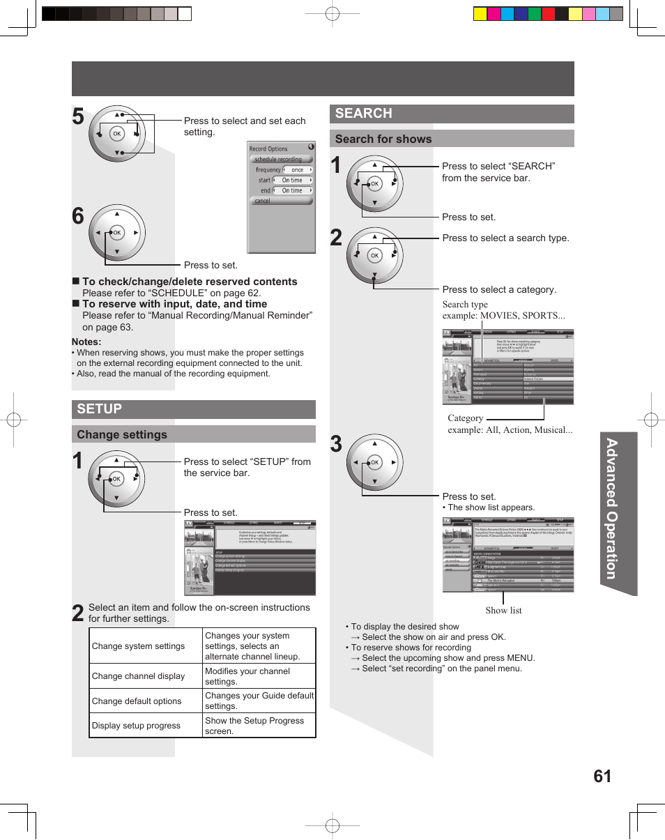 Panasonic PT 56DLX76 User Manual | Page 61 / 92