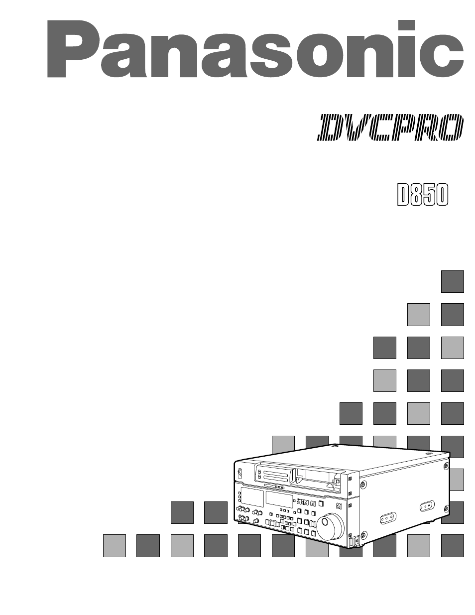 Panasonic AJ-D850P User Manual | 102 pages