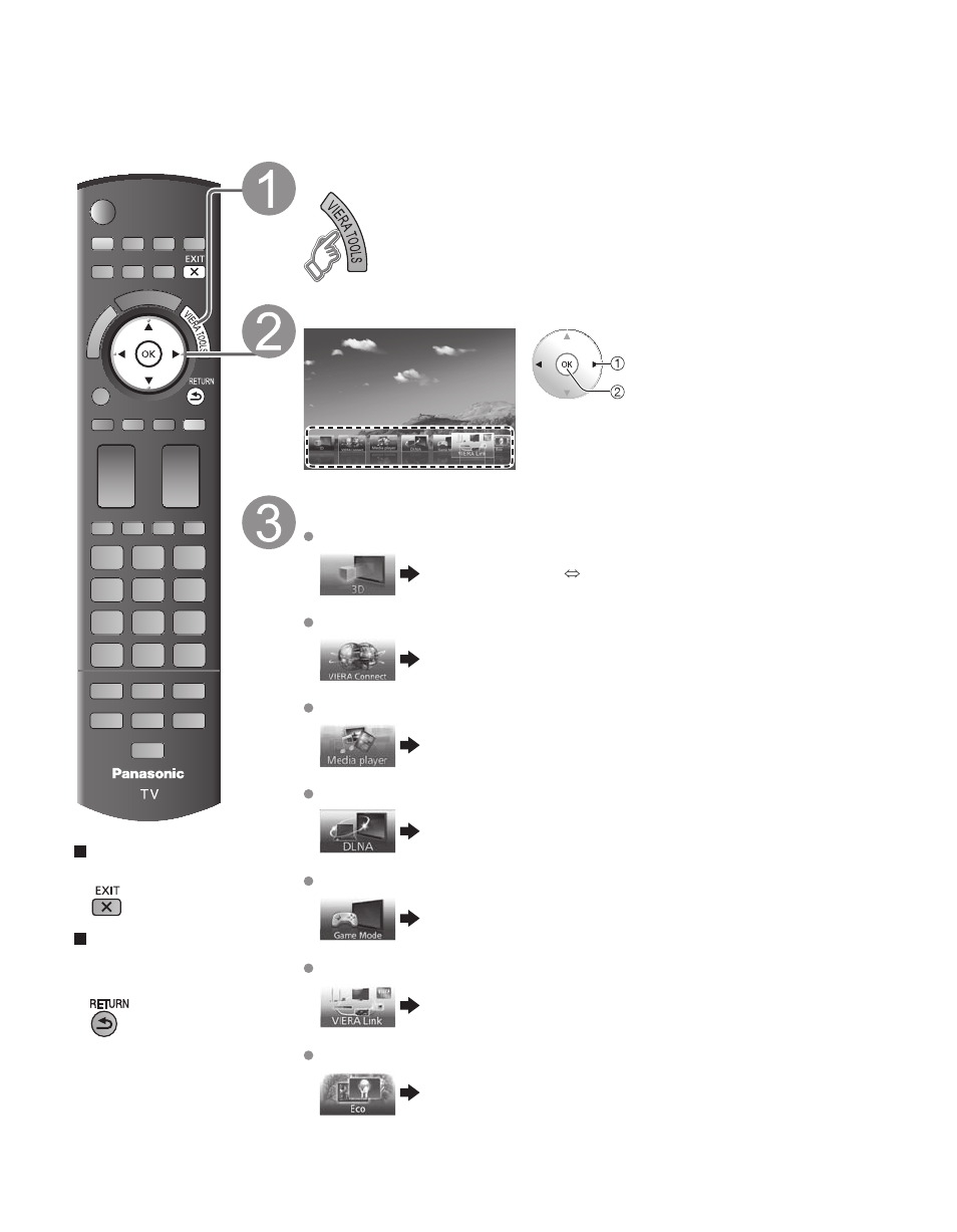 Using viera tools | Panasonic 60"/65" Class 1080p Plasma HDTV TC-P60ST30 User Manual | Page 22 / 68