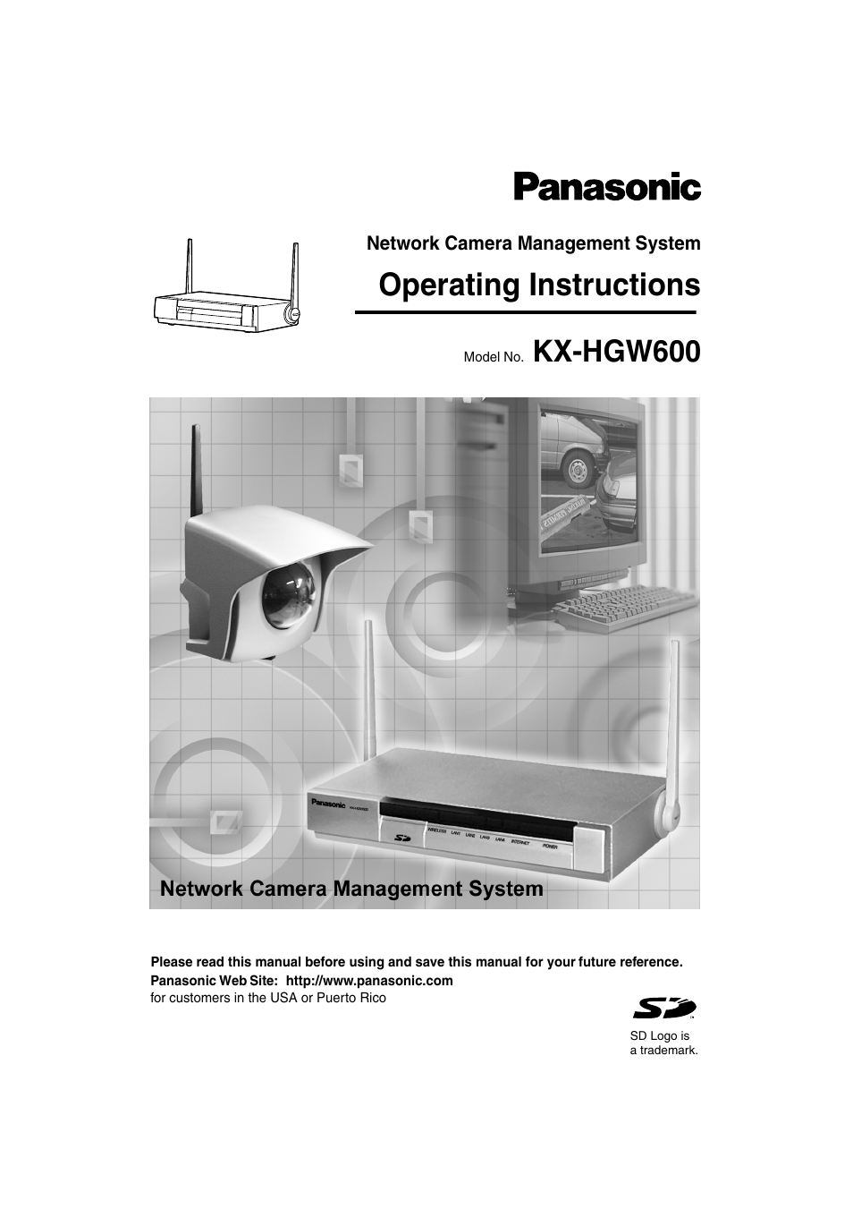 Panasonic KX-HGW600 User Manual | 152 pages