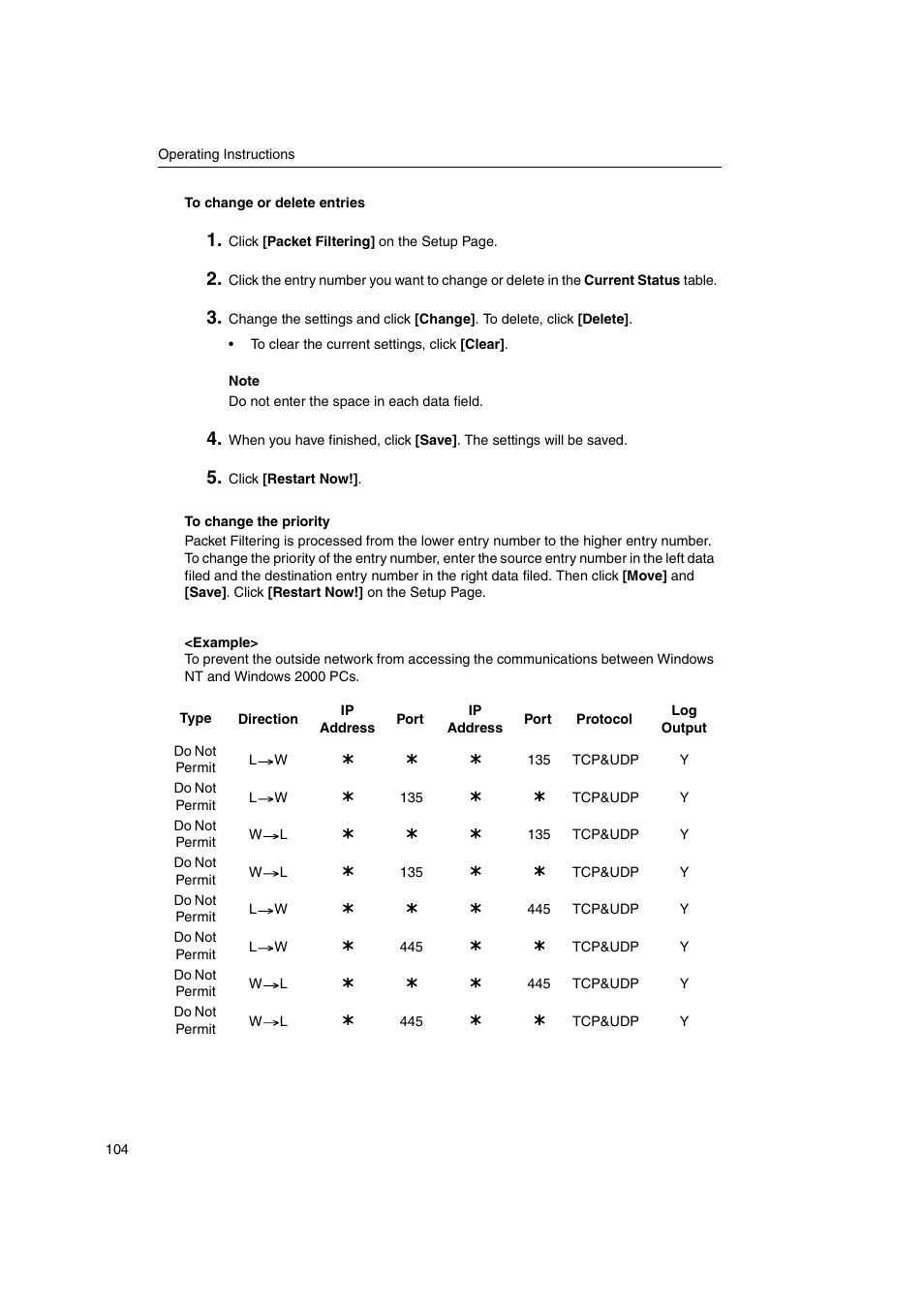 Panasonic KX-HGW600 User Manual | Page 104 / 152