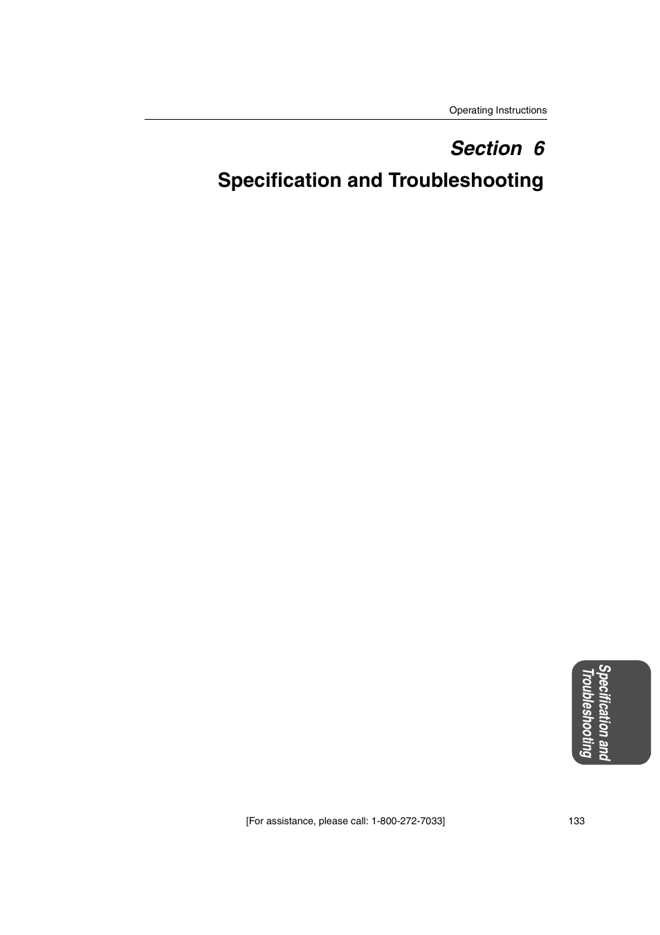 Specification and troubleshooting | Panasonic KX-HGW600 User Manual | Page 133 / 152
