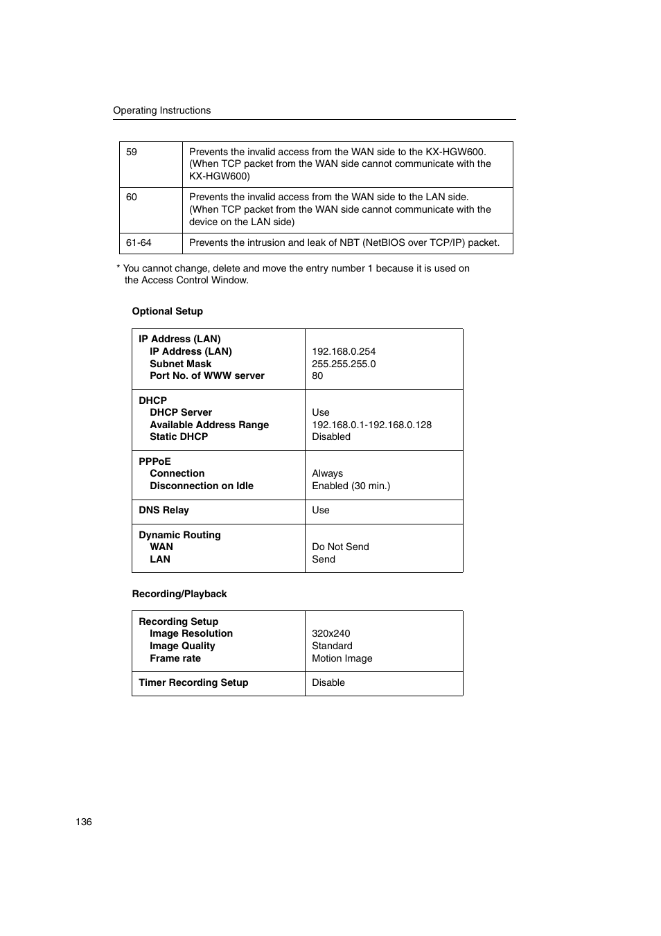 Panasonic KX-HGW600 User Manual | Page 136 / 152