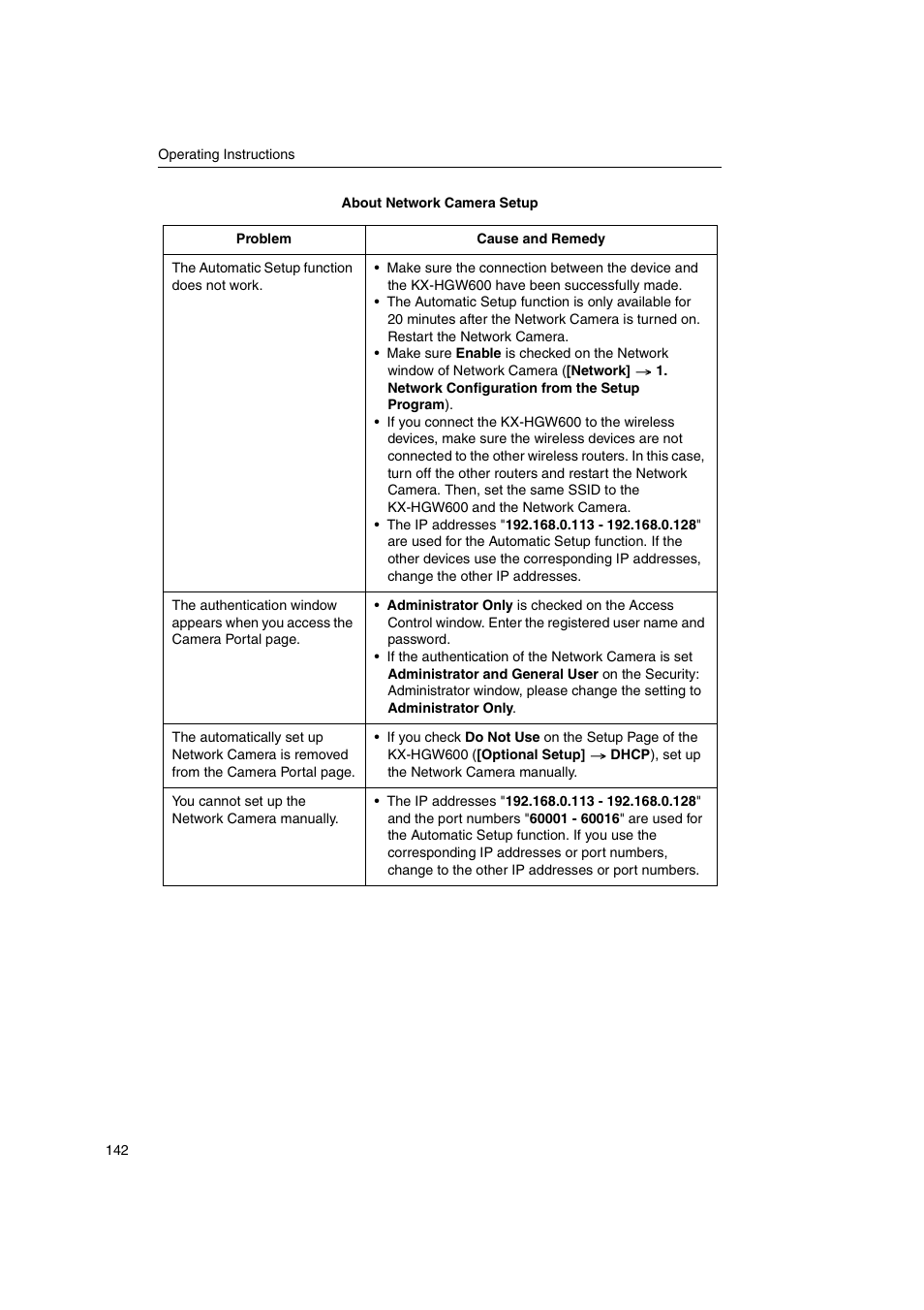 Panasonic KX-HGW600 User Manual | Page 142 / 152