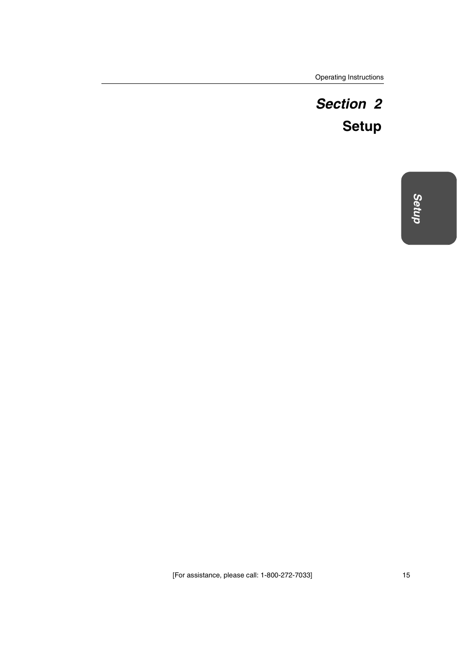 Setup | Panasonic KX-HGW600 User Manual | Page 15 / 152