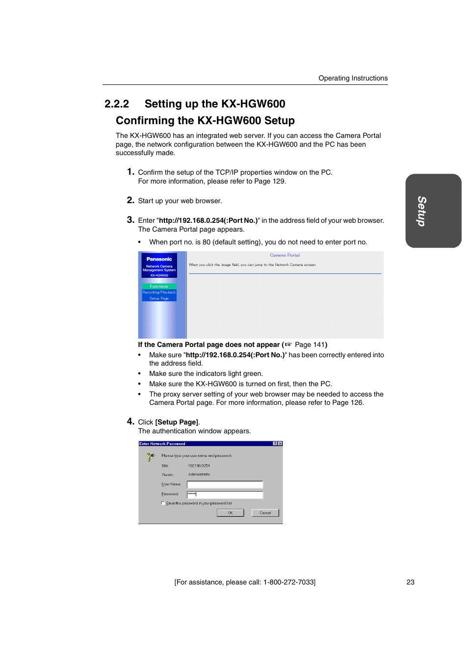 2 setting up the kx-hgw600 | Panasonic KX-HGW600 User Manual | Page 23 / 152