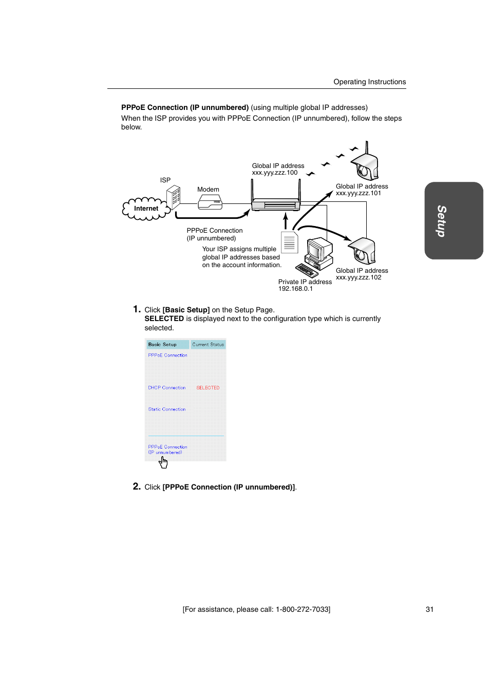 Set u p | Panasonic KX-HGW600 User Manual | Page 31 / 152