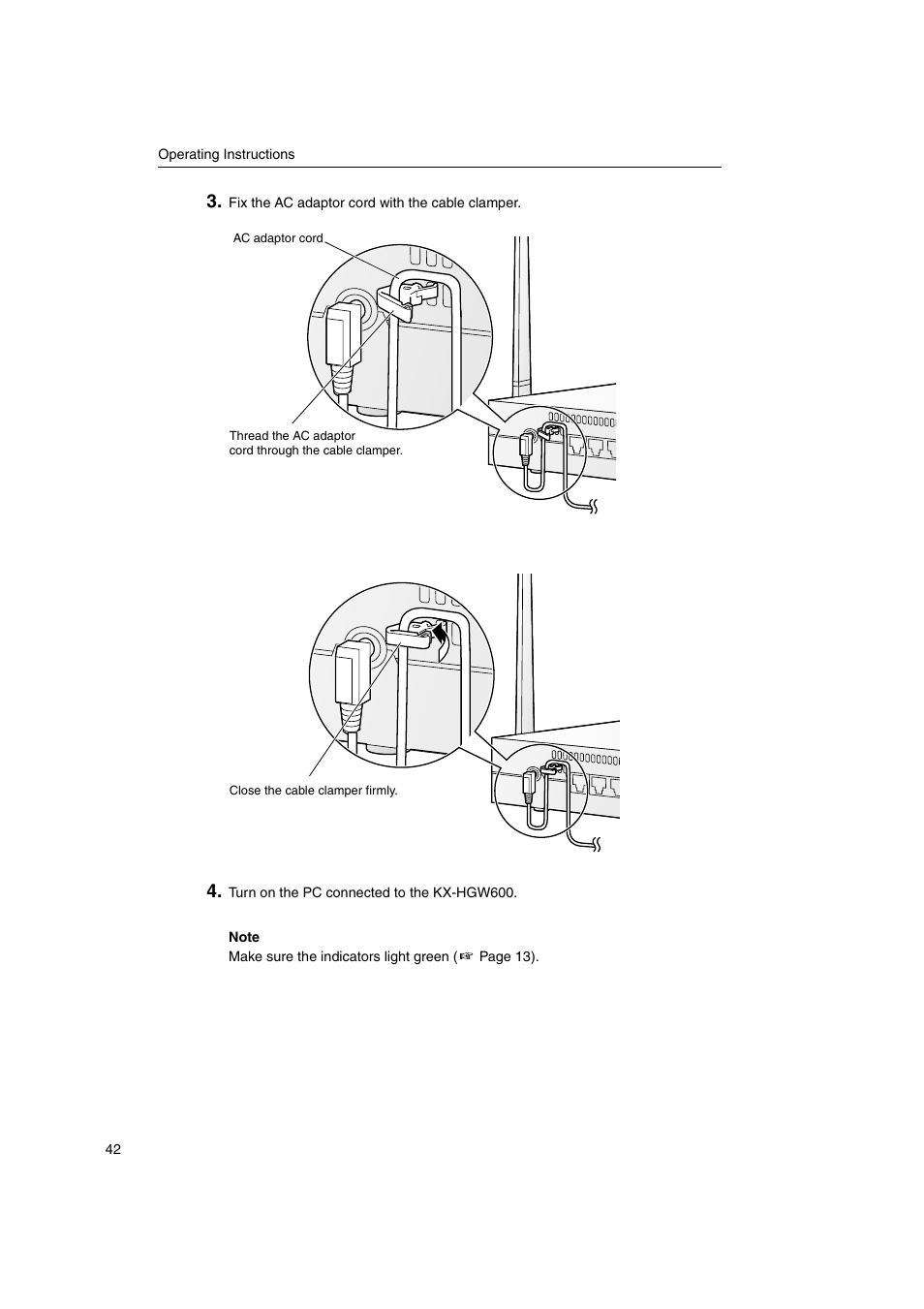 Panasonic KX-HGW600 User Manual | Page 42 / 152