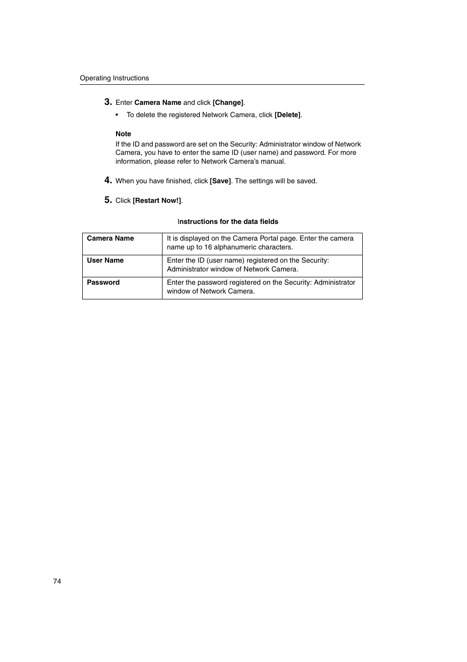 Panasonic KX-HGW600 User Manual | Page 74 / 152