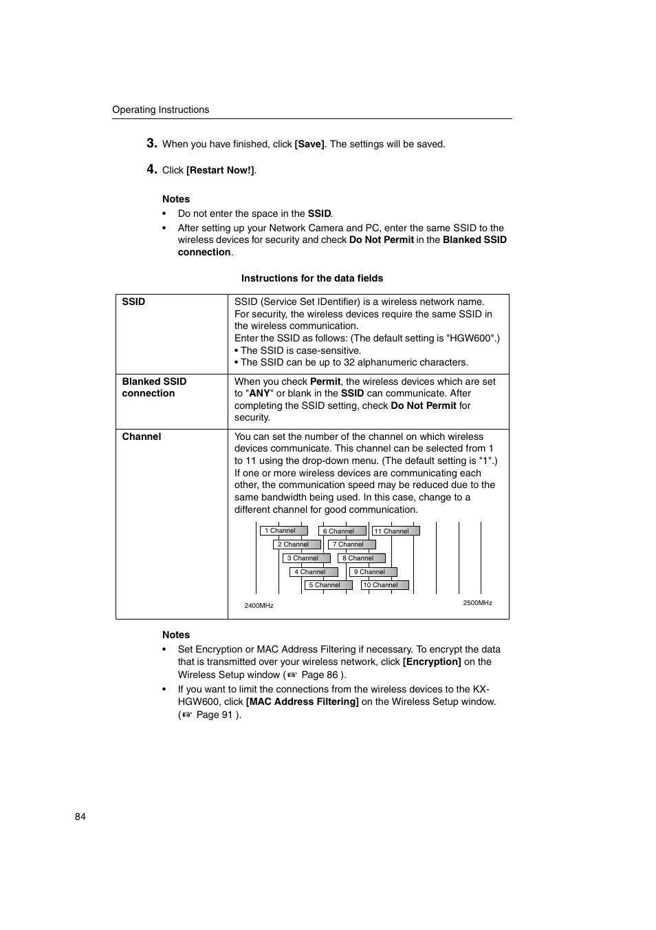 Panasonic KX-HGW600 User Manual | Page 84 / 152