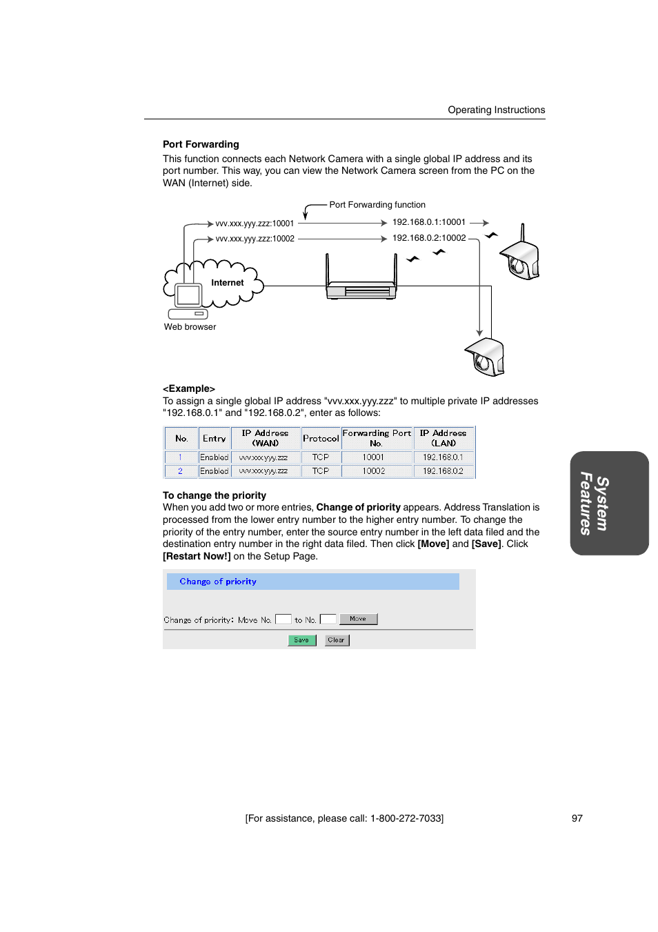 System featur es | Panasonic KX-HGW600 User Manual | Page 97 / 152